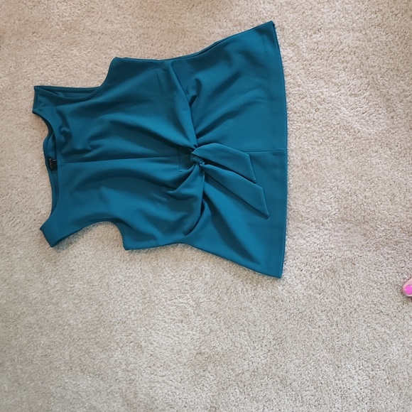 Ann Taylor turquoise wrap blouse - Picture 1 of 1